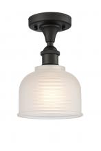  516-1C-OB-G411 - Dayton - 1 Light - 6 inch - Oil Rubbed Bronze - Semi-Flush Mount