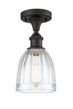  516-1C-OB-G442 - Brookfield - 1 Light - 6 inch - Oil Rubbed Bronze - Semi-Flush Mount