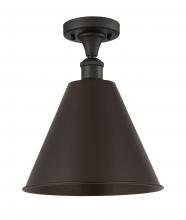  516-1C-OB-MBC-12-OB - Berkshire - 1 Light - 12 inch - Oil Rubbed Bronze - Semi-Flush Mount