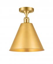  516-1C-SG-MBC-12-SG - Berkshire - 1 Light - 12 inch - Satin Gold - Semi-Flush Mount