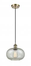  516-1P-AB-G249 - Gorham - 1 Light - 10 inch - Antique Brass - Cord hung - Mini Pendant