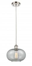  516-1P-PN-G247 - Gorham - 1 Light - 10 inch - Polished Nickel - Cord hung - Mini Pendant