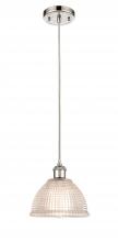  516-1P-PN-G422 - Arietta - 1 Light - 8 inch - Polished Nickel - Cord hung - Mini Pendant