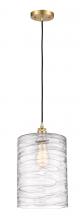  516-1P-SG-G1113-L - Cobbleskill - 1 Light - 9 inch - Satin Gold - Cord hung - Mini Pendant