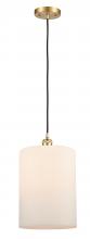  516-1P-SG-G111-L - Cobbleskill - 1 Light - 9 inch - Satin Gold - Cord hung - Mini Pendant