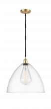  516-1P-SG-GBD-162 - Bristol - 1 Light - 16 inch - Satin Gold - Cord hung - Pendant