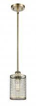  516-1S-AB-M18-AB - Nestbrook - 1 Light - 5 inch - Antique Brass - Mini Pendant