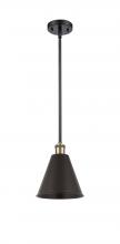  516-1S-BAB-MBC-8-BK - Berkshire - 1 Light - 8 inch - Black Antique Brass - Pendant