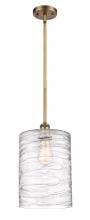  516-1S-BB-G1113-L - Cobbleskill - 1 Light - 9 inch - Brushed Brass - Mini Pendant