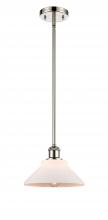  516-1S-PN-G131 - Orwell - 1 Light - 8 inch - Polished Nickel - Mini Pendant