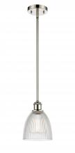  516-1S-PN-G382 - Castile - 1 Light - 6 inch - Polished Nickel - Mini Pendant