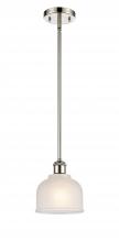  516-1S-PN-G411 - Dayton - 1 Light - 6 inch - Polished Nickel - Mini Pendant