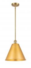  516-1S-SG-MBC-12-SG - Berkshire - 1 Light - 12 inch - Satin Gold - Pendant