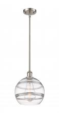  516-1S-SN-G556-10CL - Rochester - 1 Light - 10 inch - Brushed Satin Nickel - Mini Pendant