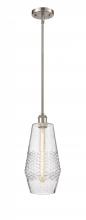  516-1S-SN-G684-7 - Windham - 1 Light - 7 inch - Brushed Satin Nickel - Mini Pendant