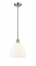  516-1S-SN-GBD-91 - Bristol - 1 Light - 9 inch - Brushed Satin Nickel - Mini Pendant