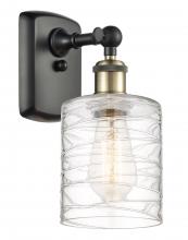  516-1W-BAB-G1113 - Cobbleskill - 1 Light - 5 inch - Black Antique Brass - Sconce