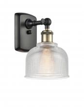  516-1W-BAB-G412 - Dayton - 1 Light - 6 inch - Black Antique Brass - Sconce