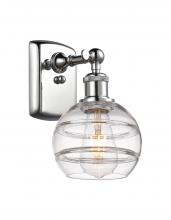  516-1W-PC-G556-6CL - Rochester - 1 Light - 6 inch - Polished Chrome - Sconce