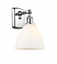  516-1W-PC-GBD-751 - Bristol - 1 Light - 8 inch - Polished Chrome - Sconce