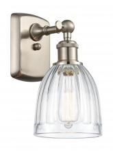  516-1W-SN-G442 - Brookfield - 1 Light - 6 inch - Brushed Satin Nickel - Sconce