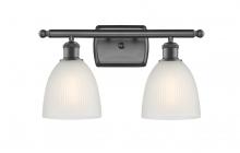  516-2W-OB-G381 - Castile - 2 Light - 16 inch - Oil Rubbed Bronze - Bath Vanity Light