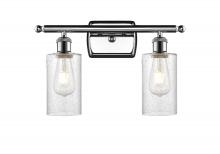  516-2W-PC-G804 - Clymer - 2 Light - 14 inch - Polished Chrome - Bath Vanity Light