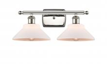  516-2W-PN-G131 - Orwell - 2 Light - 18 inch - Polished Nickel - Bath Vanity Light