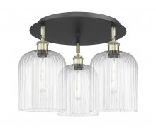 Innovations Lighting 516-3C-BAB-G559-8CL - Bridal Veil - 3 Light - 17 inch - Black Antique Brass - Semi-Flush Mount