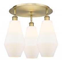  516-3C-BB-G651-7 - Cindyrella - 3 Light - 19 inch - Brushed Brass - Flush Mount