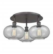  516-3C-OB-G247 - Gorham - 3 Light - 21 inch - Oil Rubbed Bronze - Flush Mount