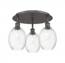 Innovations Lighting 516-3C-OB-G459-6CL - Preston Bulb - 3 Light - 18 inch - Oil Rubbed Bronze - Semi-Flush Mount