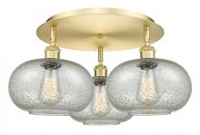  516-3C-SG-G249 - Gorham - 3 Light - 21 inch - Satin Gold - Flush Mount