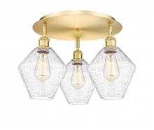  516-3C-SG-G654-8 - Cindyrella - 3 Light - 20 inch - Satin Gold - Flush Mount