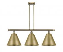  516-3I-AB-MBC-12-AB - Berkshire - 3 Light - 39 inch - Antique Brass - Cord hung - Island Light