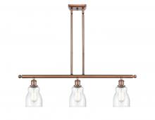  516-3I-AC-G394 - Ellery - 3 Light - 36 inch - Antique Copper - Cord hung - Island Light