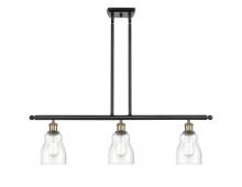  516-3I-BAB-G394 - Ellery - 3 Light - 36 inch - Black Antique Brass - Cord hung - Island Light