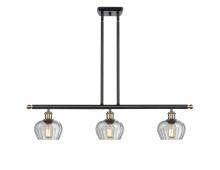  516-3I-BAB-G92 - Fenton - 3 Light - 36 inch - Black Antique Brass - Cord hung - Island Light