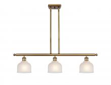  516-3I-BB-G411 - Dayton - 3 Light - 36 inch - Brushed Brass - Cord hung - Island Light