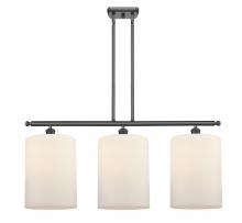  516-3I-BK-G111-L - Cobbleskill - 3 Light - 36 inch - Matte Black - Cord hung - Island Light