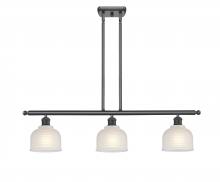  516-3I-BK-G411 - Dayton - 3 Light - 36 inch - Matte Black - Cord hung - Island Light