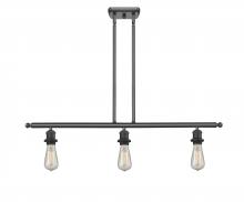  516-3I-OB - Bare Bulb - 3 Light - 36 inch - Oil Rubbed Bronze - Cord hung - Island Light