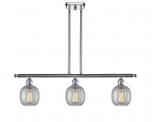  516-3I-PC-G104 - Belfast - 3 Light - 36 inch - Polished Chrome - Cord hung - Island Light