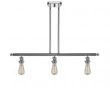  516-3I-PC - Bare Bulb - 3 Light - 36 inch - Polished Chrome - Cord hung - Island Light