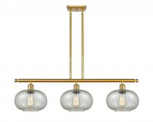  516-3I-SG-G249 - Gorham - 3 Light - 36 inch - Satin Gold - Cord hung - Island Light