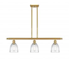  516-3I-SG-G442 - Brookfield - 3 Light - 36 inch - Satin Gold - Cord hung - Island Light