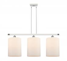  516-3I-WPC-G111-L - Cobbleskill - 3 Light - 36 inch - White Polished Chrome - Cord hung - Island Light