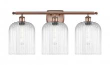 Innovations Lighting 516-3W-AC-G559-8CL - Bridal Veil - 3 Light - 25 inch - Antique Copper - Bath Vanity Light