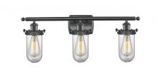  516-3W-BK-CE231-CL - Kingsbury - 3 Light - 24 inch - Matte Black - Bath Vanity Light