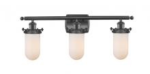  516-3W-BK-232-W - Kingsbury - 3 Light - 24 inch - Matte Black - Bath Vanity Light